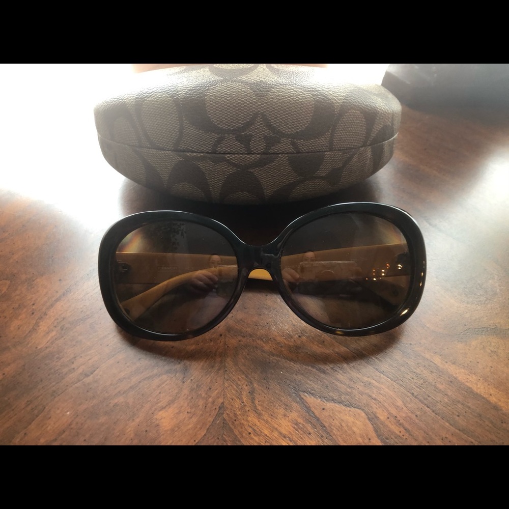 Coach Dark Tortoise Sunglasses